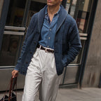 Herren Strickjacke mit innovativem Muster und großen Taschen