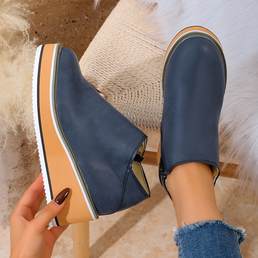 Damen Wedge-Sandaletten mit elegantem Absatz und rutschfester Sohle R&B