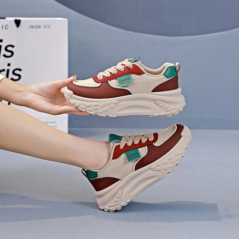 Damen Sportliche Chunky Sneakers mit luftiger Mesh-Oberfläche und dämpfendem Komfort R&B