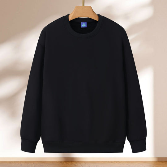 Damen lässiges Sweatshirt mit breiten Schultern und weichem Innenfutter R&B