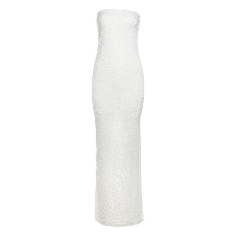 Damen Langarm Cocktailkleid R&B