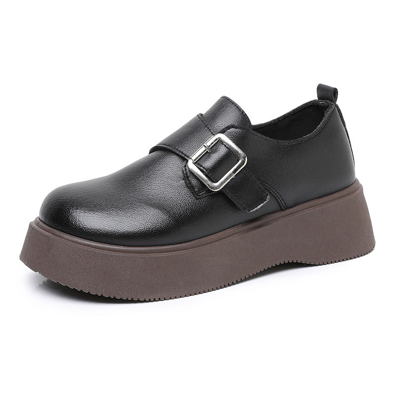 Damen Modische Schnürschuhe mit trendiger Schnallen-Optik R&B