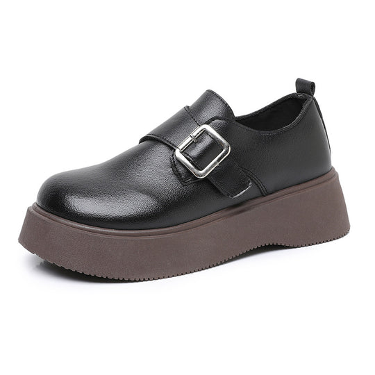 Damen Modische Schnürschuhe mit trendiger Schnallen-Optik R&B