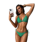 Damen Triangel-Bikini mit bequemer Passform und einzigartiger Struktur
