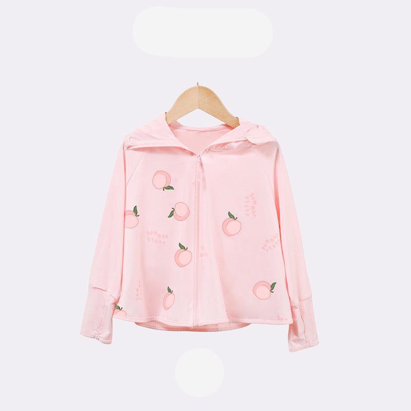 Kinder UV-Schutzjacke mit Kapuze und atmungsaktiven Eigenschaften R&B