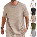 Herren lässiges T-Shirt mit strukturiertem Design