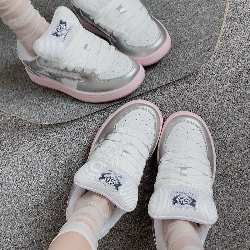 Damen Sportliche Sneakers mit atmungsaktivem Obermaterial und gepolsterter Sohle R&B
