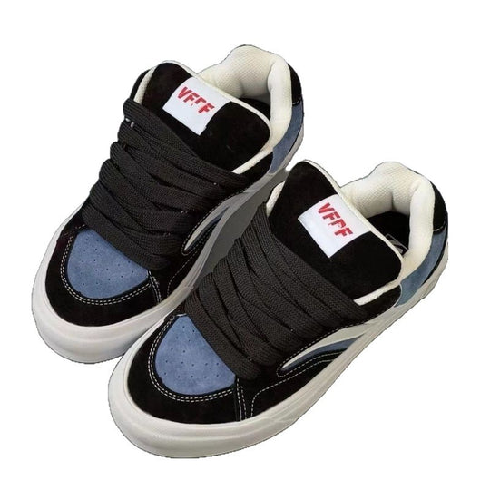 Damen sportive Sneakers im Retro-Stil mit weichem Innenfutter R&B