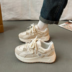 Damen Sportliche Sneakers mit atmungsaktiver Mesh-Oberfläche und dämpfendem Komfort R&B
