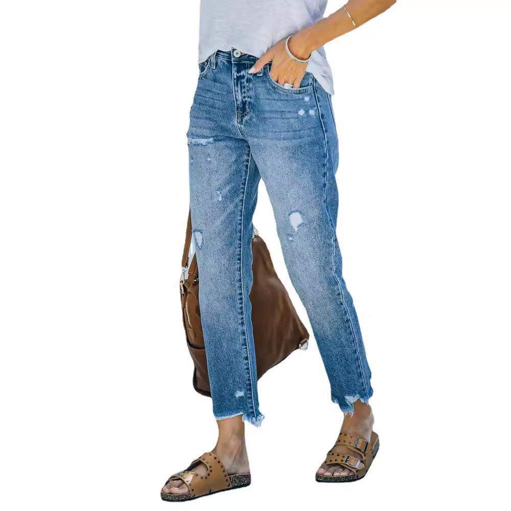 Damen Skinny High-Waist Jeans R&B