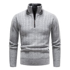 Herren modischer Strickpullover mit hohem Kragen R&B