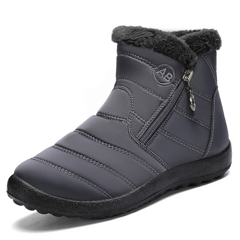 Damen Isolierte Winterstiefel mit rutschfester Sohle und praktischem Reißverschluss R&B