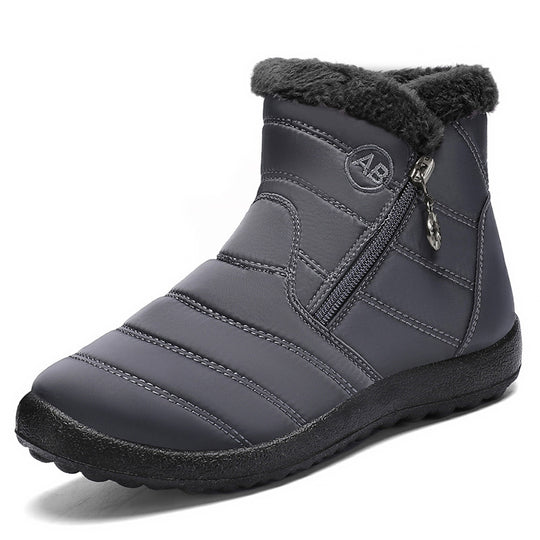 Damen Isolierte Winterstiefel mit rutschfester Sohle und praktischem Reißverschluss R&B