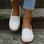 Damen Mokassins mit stilvoller Naht und rutschfester Sohle R&B