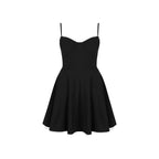 Damen A-Linien Kleid mit verführerischem Cup-Oberteil und schwingendem Rock R&B