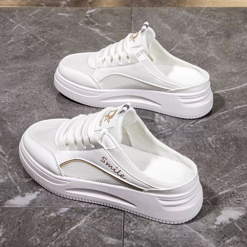 Damen Sportliche Slip-On Sneakers mit atmungsaktiver Mesh-Oberfläche und zusätzlichem Komfort R&B