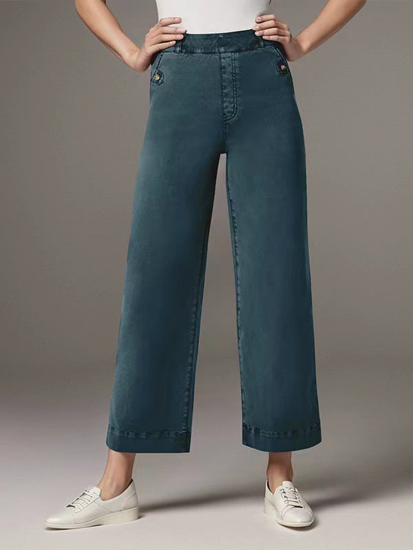 Damen weite Baumwollhose R&B