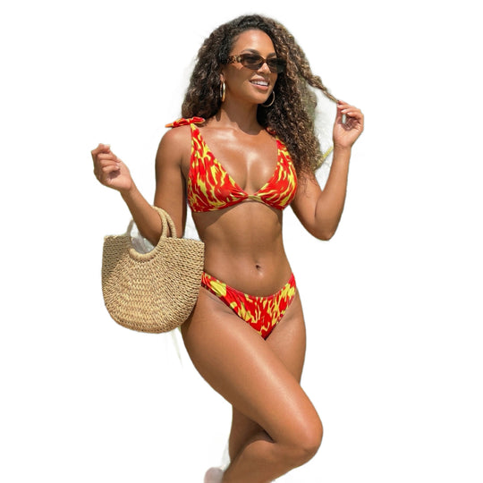 Damen Modischer Triangel-Bikini R&B
