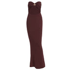 Damen Wickelkleid mit aufregendem Cut-Out und glamourösem Detail R&B
