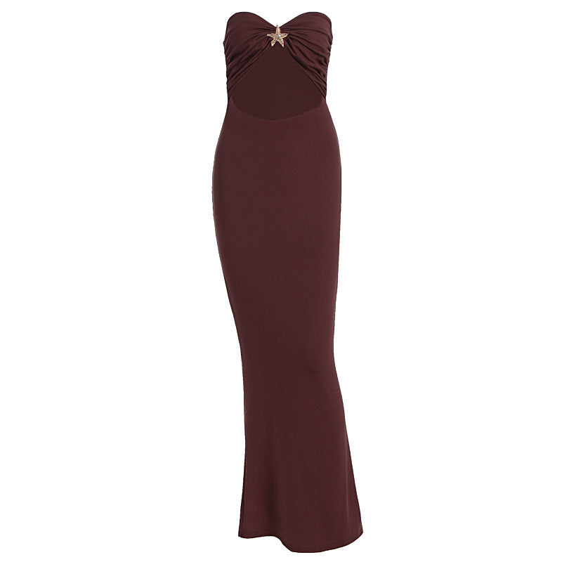 Damen Wickelkleid mit aufregendem Cut-Out und glamourösem Detail R&B