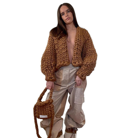 Damen Strickjacke aus kuscheligem Material R&B
