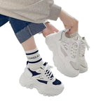 Damen Sportliche Sneakers mit atmungsaktiver Netzstruktur und dämpfender Sohle R&B