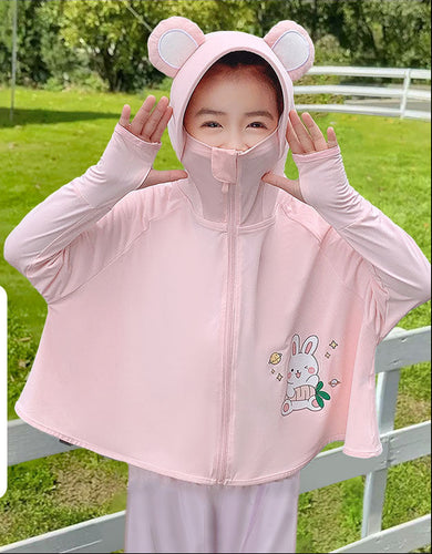 Mädchen praktische Kapuzenjacke mit tierisch verspieltem Design R&B