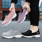 Damen Bequeme Slip-On Sneakers mit atmungsaktivem Obermaterial R&B