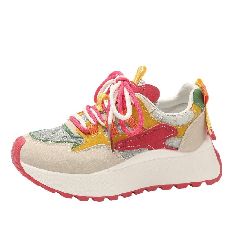 Damen Sportliche Sneaker mit atmungsaktiver Mesh-Oberfläche und innovativem Dämpfungssystem R&B