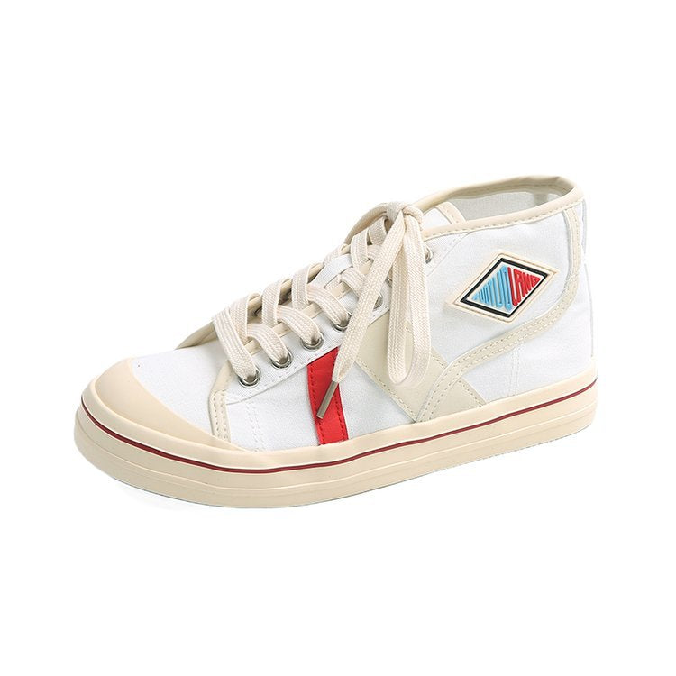 Damen Sportliche Sneaker mit Kontrastnähten und hochwertigem Material R&B