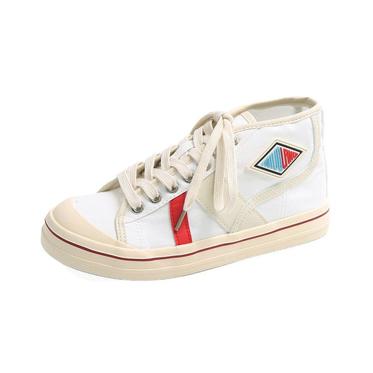 Damen Sportliche Sneaker mit Kontrastnähten und hochwertigem Material R&B