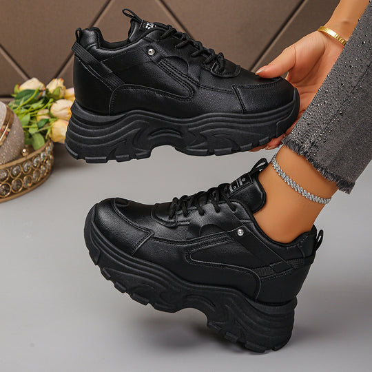 Damen Sneakers mit komfortabler dicker Sohle und atmungsaktivem Obermaterial R&B