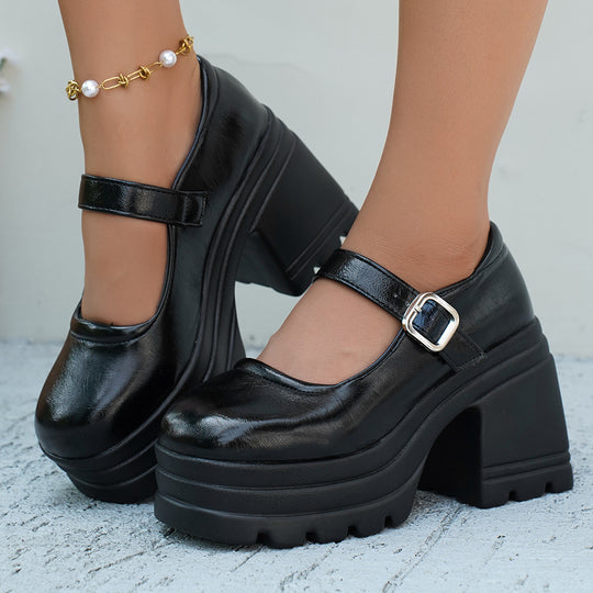 Damen Komfortable Plateaustiefel R&B