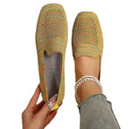 Damen Atmungsaktive Slip-On Ballerinas mit feinem Netzdesign R&B
