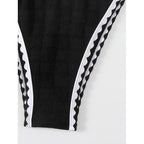 Damen Bikini-Set mit raffinierter Struktur und verstellbaren Trägern R&B