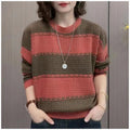 Damen Strickpullover mit strukturiertem Design und lässigem Schnitt R&B