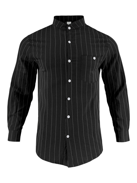 Herren Hemd mit modernem Streifenmuster R&B