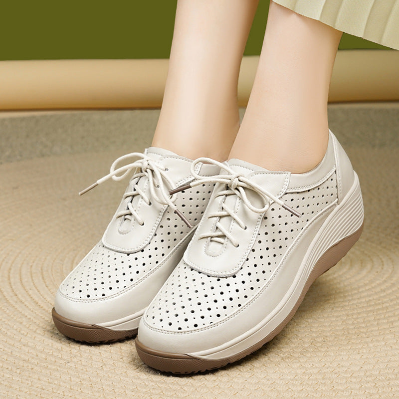 Damen Atmungsaktive Sneaker mit perforiertem Obermaterial und ergonomischem Fußbett R&B