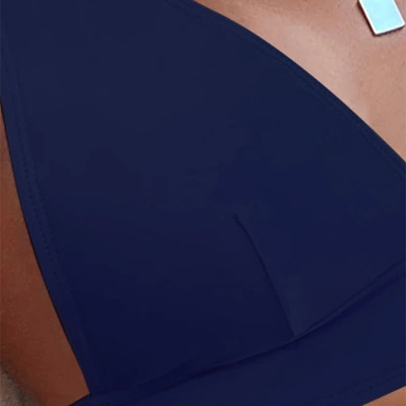 Damen Hochgeschnittener Bikini mit elegantem V-Ausschnitt R&B