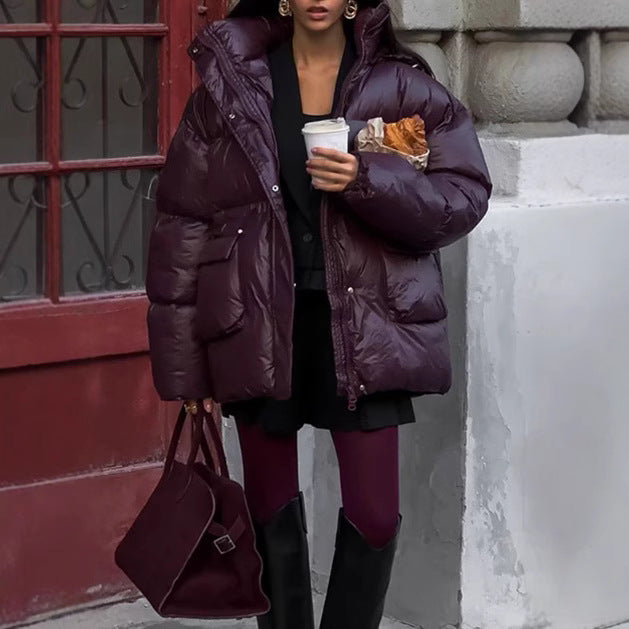 Damen Winterjacke mit voluminösem Schnitt und Wärmeisolierung R&B