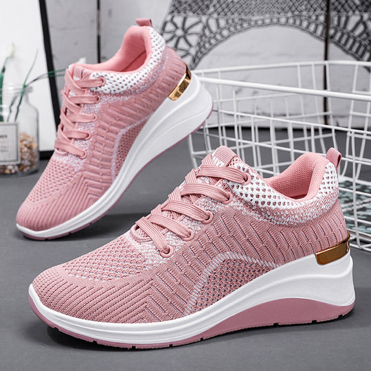 Damen Sportliche Sneakers mit atmungsaktivem Mesh-Obermaterial und ergonomischer Dämpfung R&B