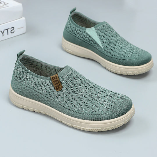 Damen Atmungsaktive Slip-On Freizeitschuhe mit elastischem Design R&B