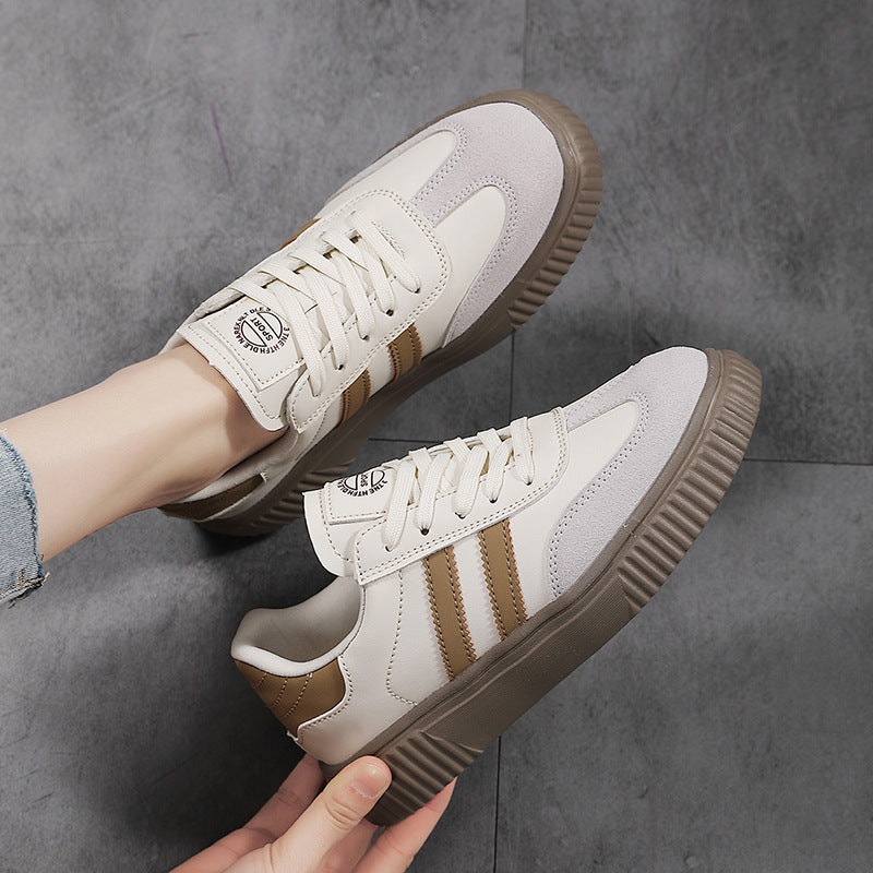 Damen Sportliche Sneakers mit Retro-Inspiration und griffiger Sohle