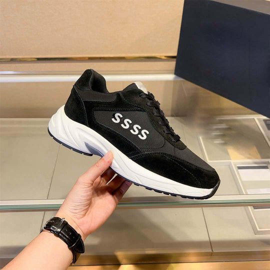 Damen modische Sneaker mit komfortablem Obermaterial und stabiler Profilsohle R&B