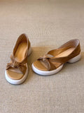 Damen Sandalen mit dekorativem Knoten und komfortabler Sohle R&B