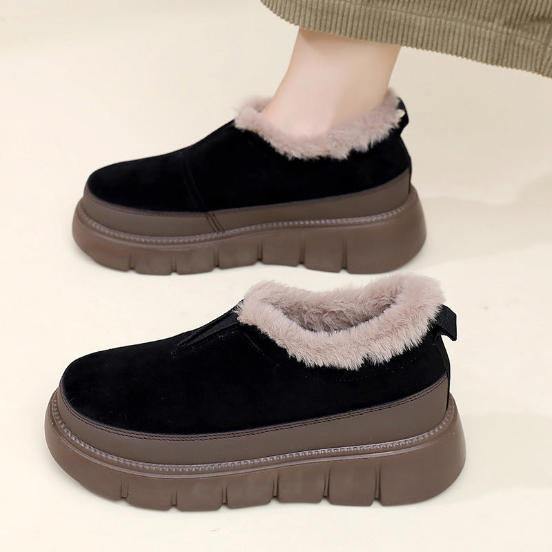 Damen Winter-Slipper mit Kuschel-Innenfutter und rutschfester Sohle R&B