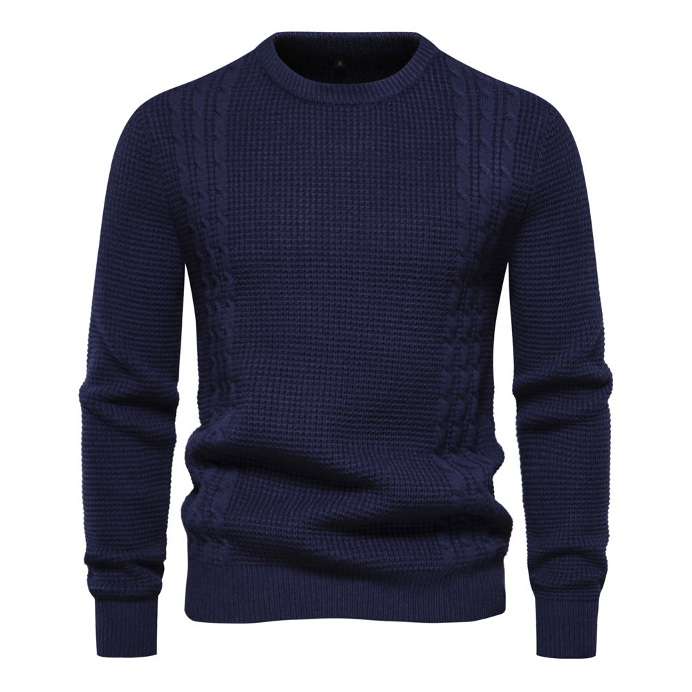 Herren Strickpullover mit modernem Strukturdesign R&B