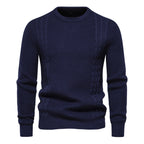 Herren Strickpullover mit modernem Strukturdesign