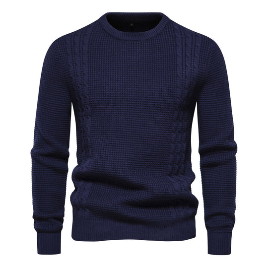 Herren Strickpullover mit modernem Strukturdesign R&B