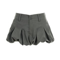 Damen Modische Falten-Shorts mit temperamentvollem Schnitt R&B